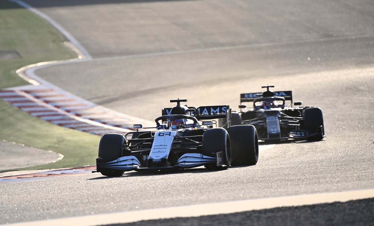 George Russell, Williams FW43B, Yuki Tsunoda, AlphaTauri AT02