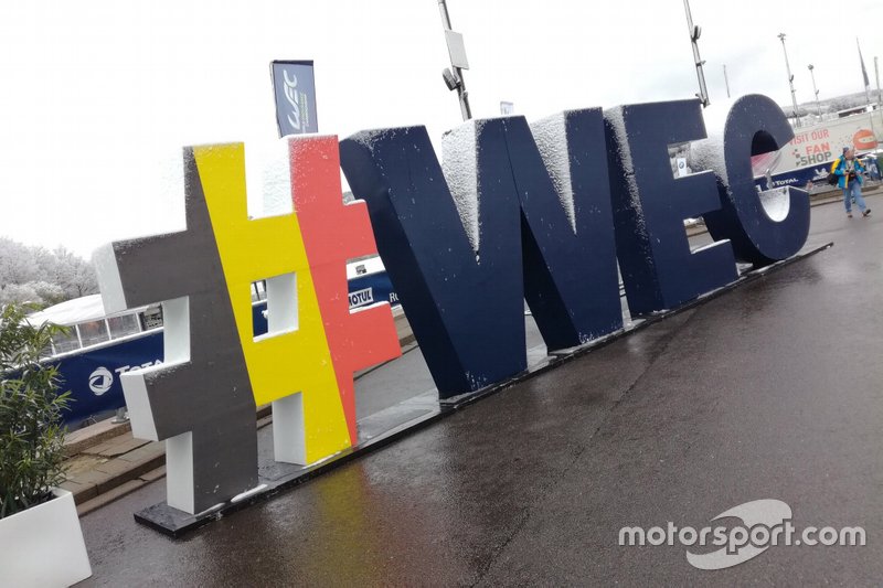 Nieve en Spa-Francorchamps