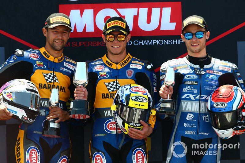 Randy Krummenacher, BARDAHL Evan Bros., Federico Caricasulo, BARDAHL Evan Bros. and Jules Cluzel, GMT94 Yamaha