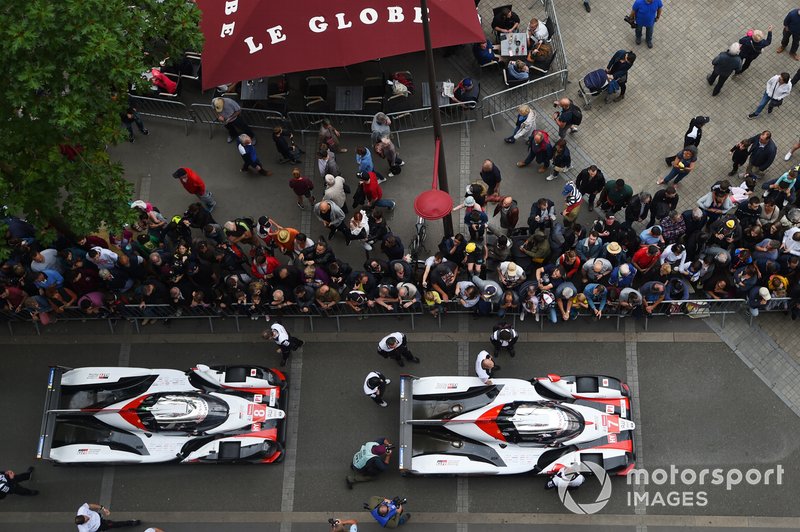#7 Toyota Gazoo Racing Toyota TS050, #8 Toyota Gazoo Racing Toyota TS050