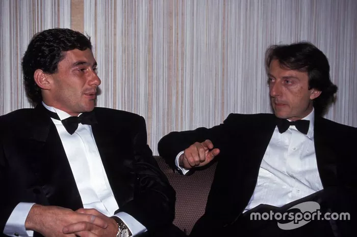 Ayrton Senna et Luca di Montezemolo