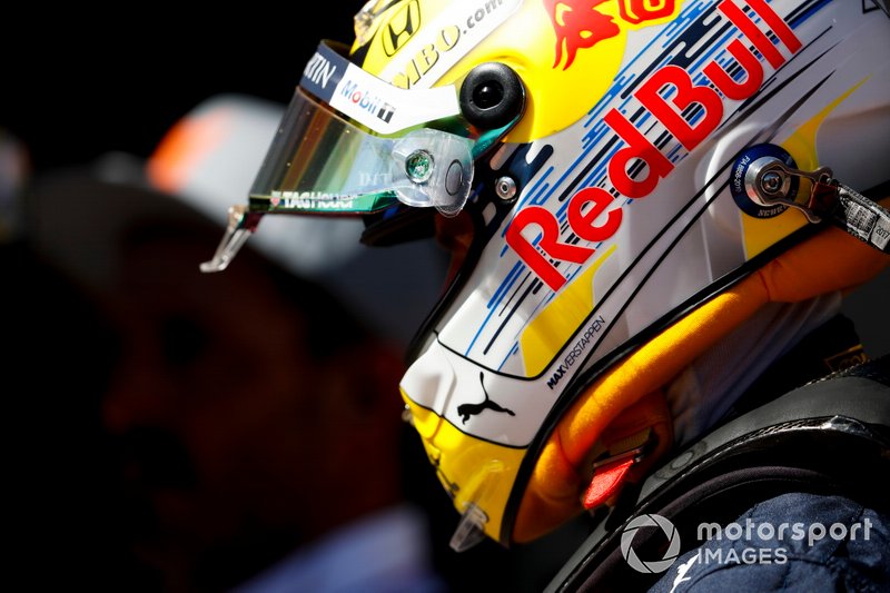El nuevo casco de Verstappen en el GP de Austria