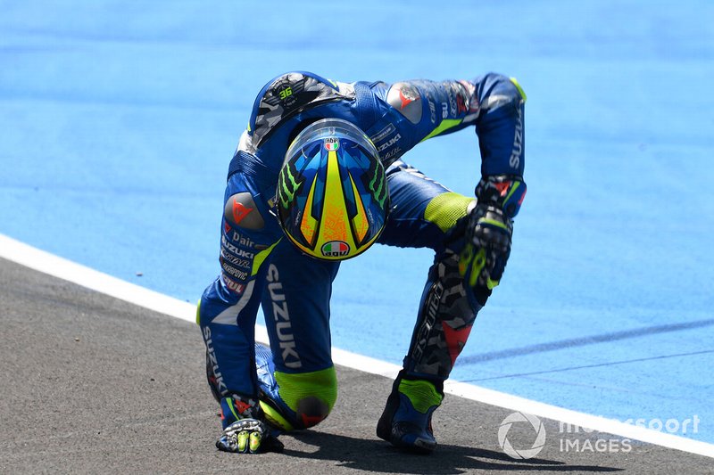 Joan Mir, Team Suzuki MotoGP crash
