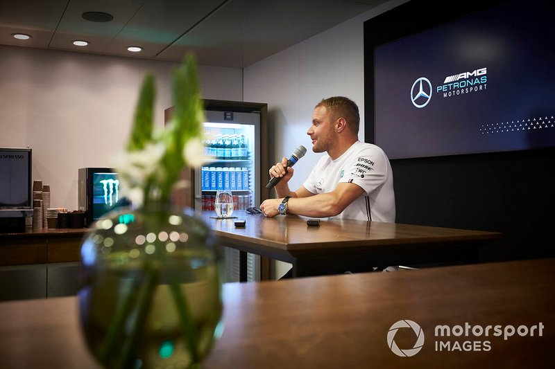 Valtteri Bottas, Mercedes AMG F1, at a Press Conference