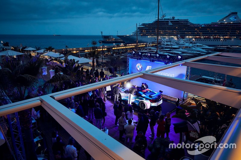 Unveil of the BMW i8 Roadster Safety Cars at “Yacht Club de Monaco