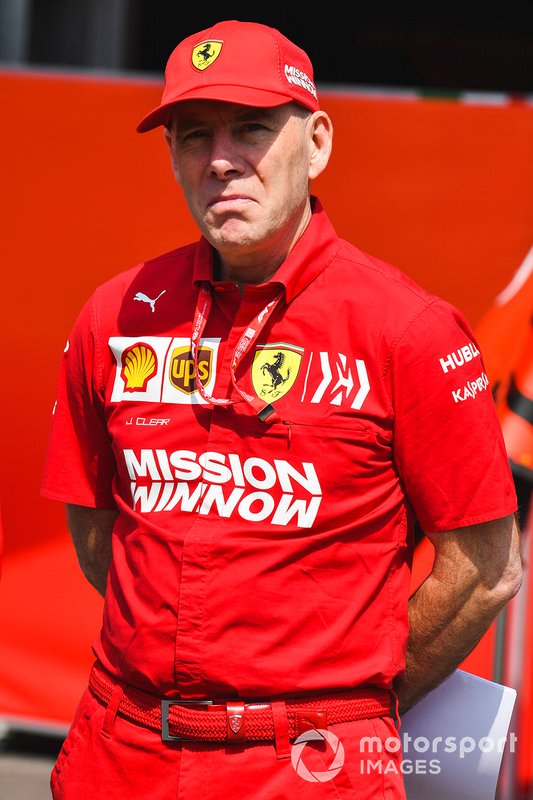 Jock Clear, Race Engineer, Ferrari.