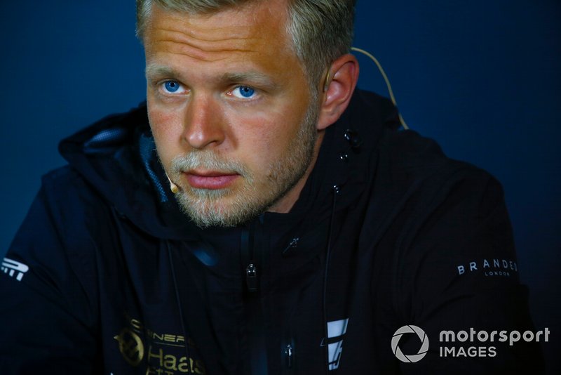 Kevin Magnussen, Haas F1 en conférence de presse
