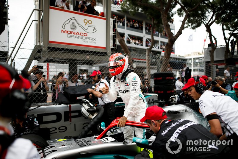 Lewis Hamilton, Mercedes AMG F1, on the grid