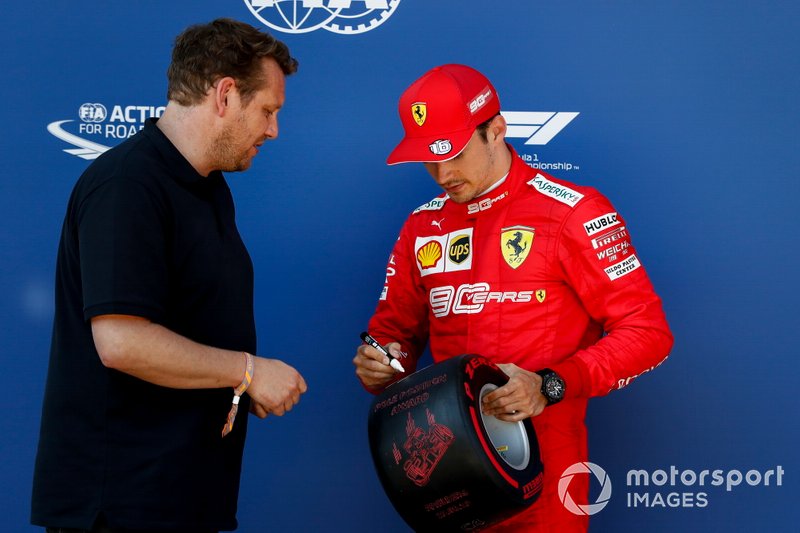 Pole pozisyonu galibi Charles Leclerc, Ferrari, Lukas Lauda