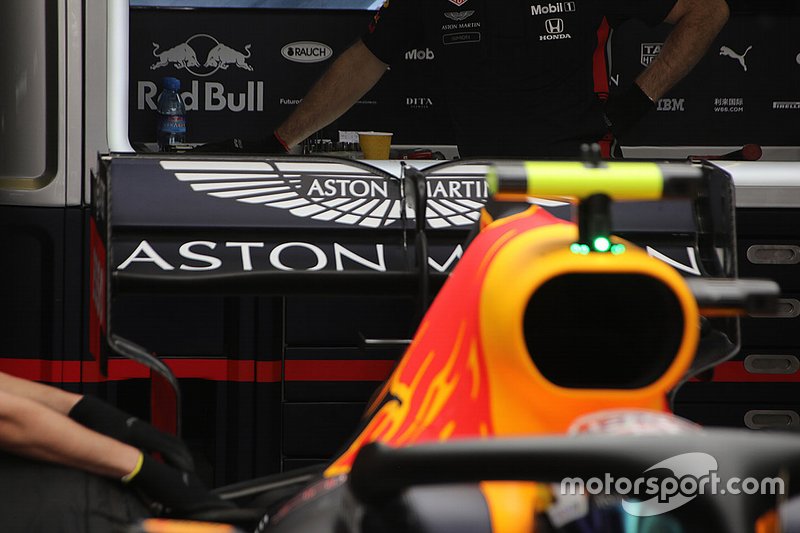 Detalle técnico del Red Bull Racing