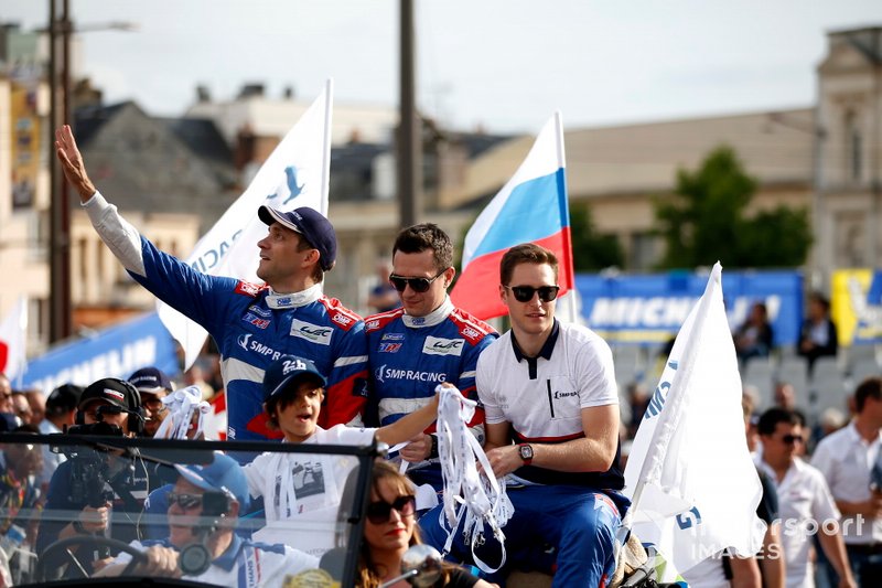 Vitaly Petrov, Mikhail Aleshin, en Stoffel Vandoorne