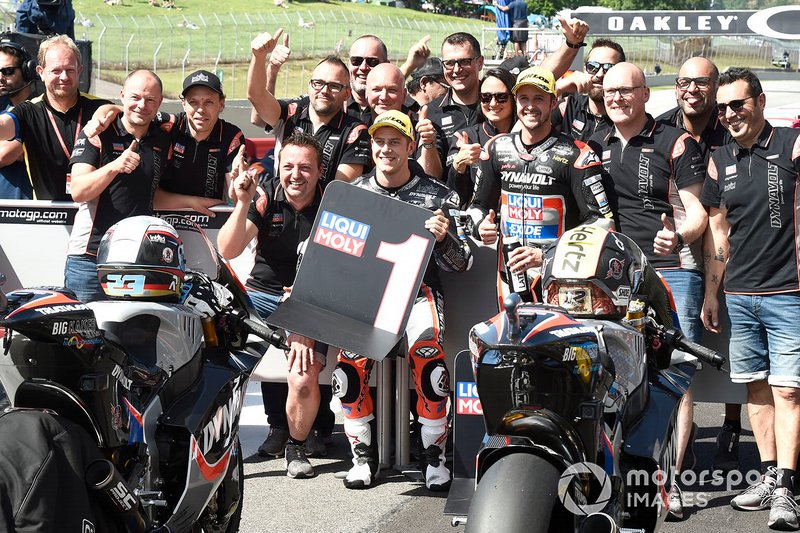 Polesitter Marcel Schrotter, Intact GP, 2. Thomas Luthi, Intact GP