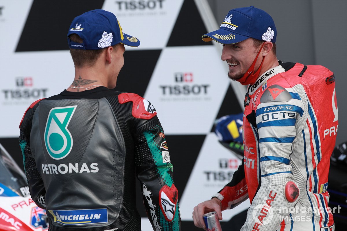Fabio Quartararo, Petronas Yamaha SRT, Jack Miller, Pramac Racing