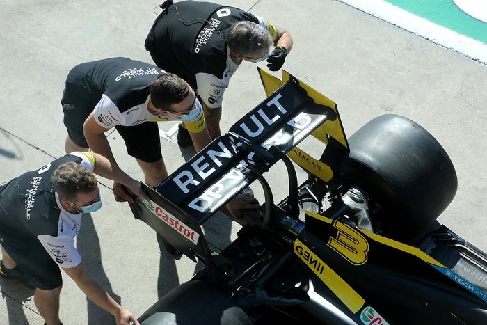 Parte trasera del Renault F1 Team R.S.20 