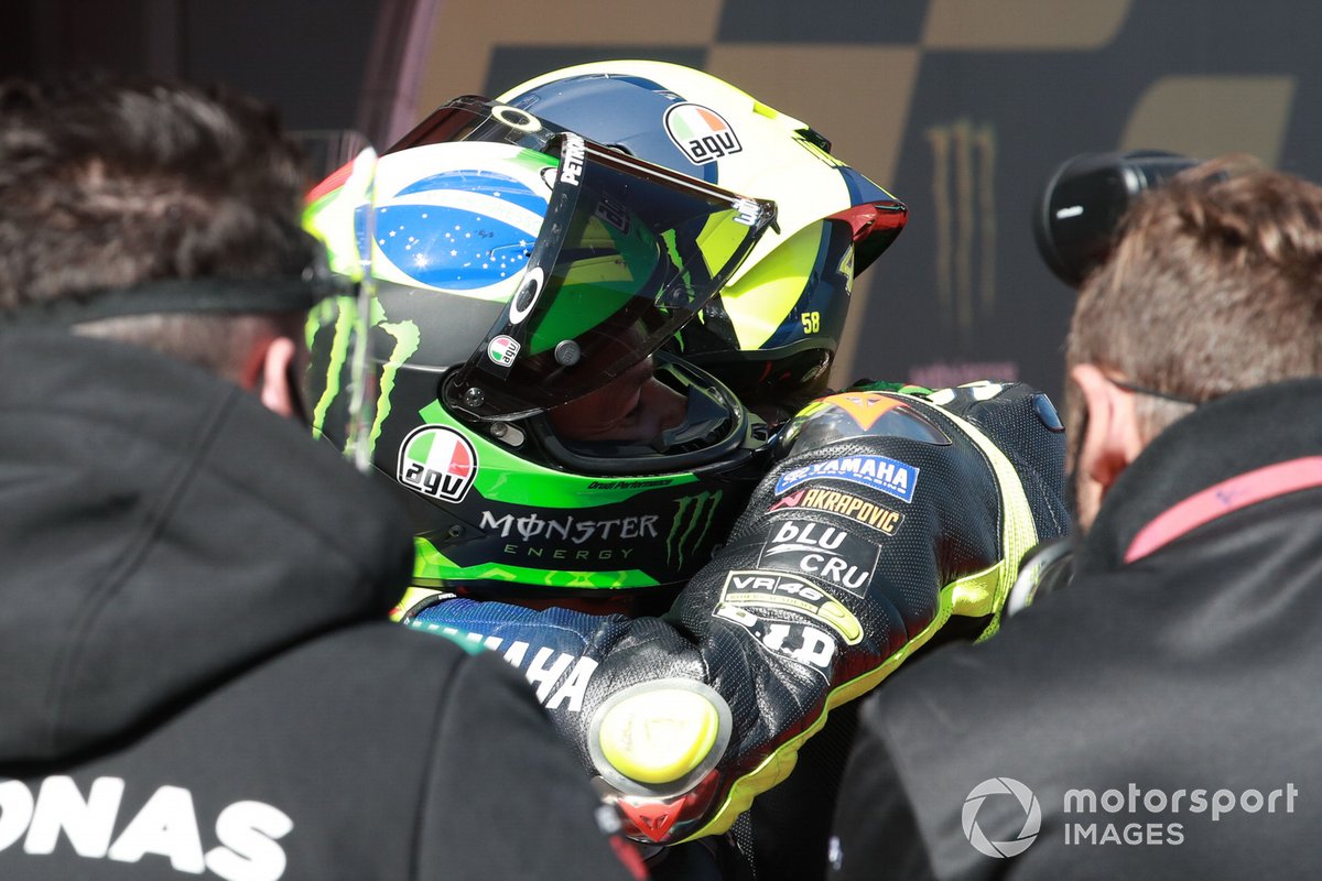 Franco Morbidelli, Petronas Yamaha SRT , Valentino Rossi, Yamaha Factory Racing