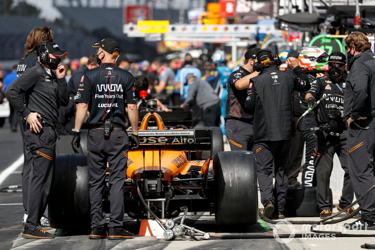 Patricio O'Ward, Arrow McLaren SP Chevrolet, miembros del equipo