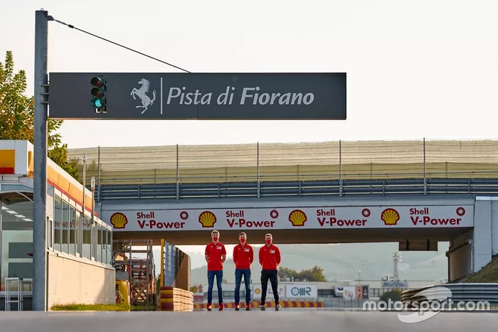 Callum Ilott, Mick Schumacher and Robert Shwartzman, Ferrari Driver Academy