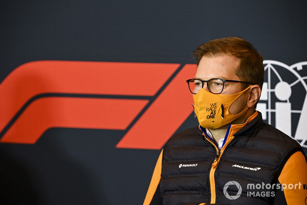 Andreas Seidl, Team Principal, McLaren, in a Press Conference