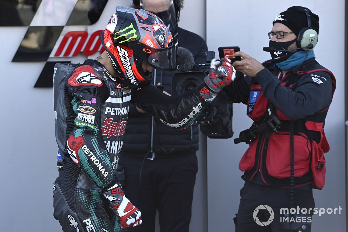 Ganador de la pole Fabio Quartararo, Petronas Yamaha SRT