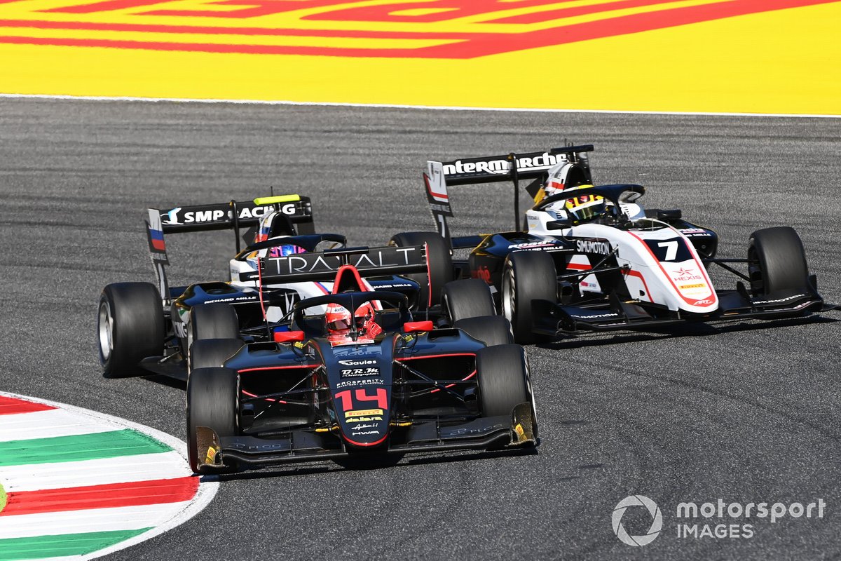 Enzo Fittipaldi, HWA Racelab precede Alexander Smolyar, ART Grand Prix e Theo Pourchaire, ART Grand Prix