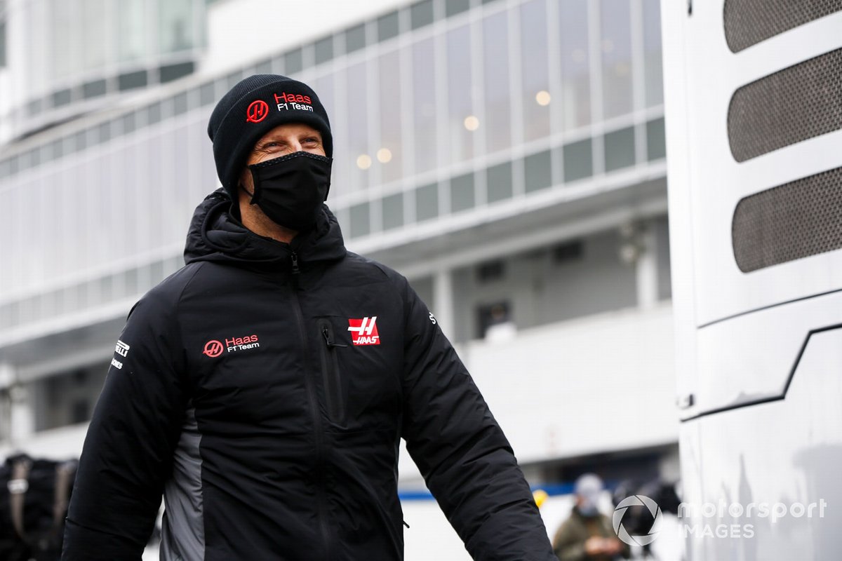 Romain Grosjean, Haas F1 nel paddock