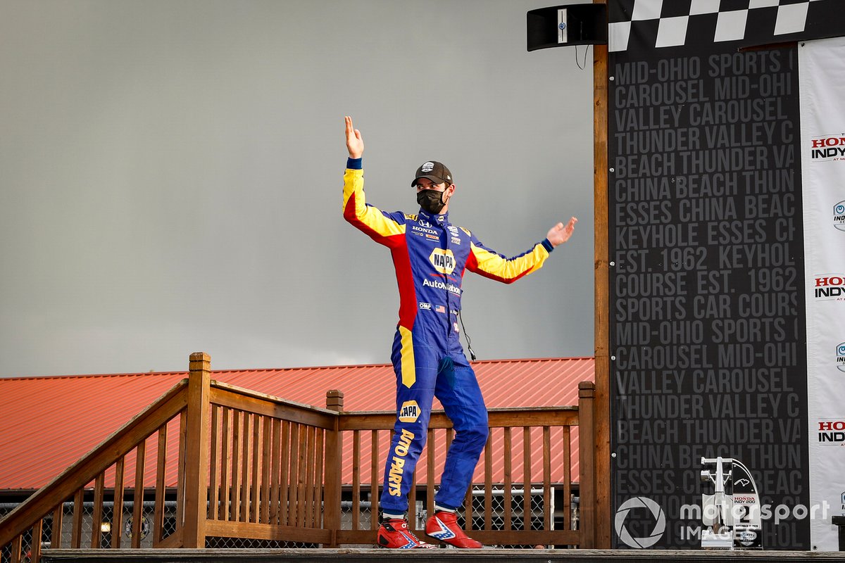 Podio: Alexander Rossi, Andretti Autosport Honda