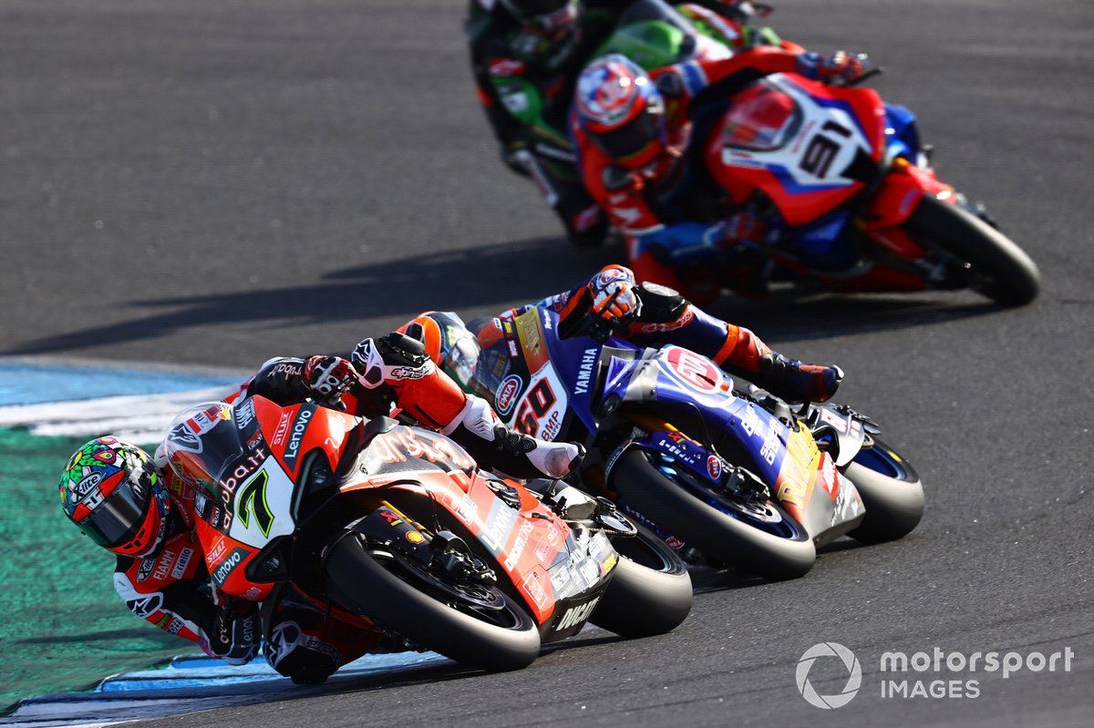 Chaz Davies, ARUBA.IT Racing Ducati, Michael van Der Mark, Pata Yamaha