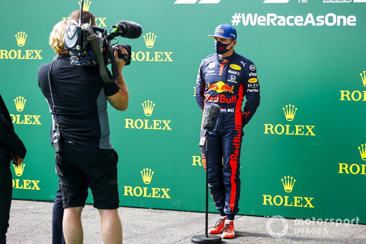 Max Verstappen, Red Bull Racing parla con i media