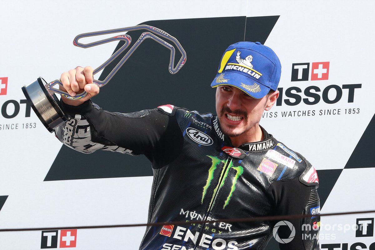 Race winner Maverick Vinales, Yamaha Factory Racing