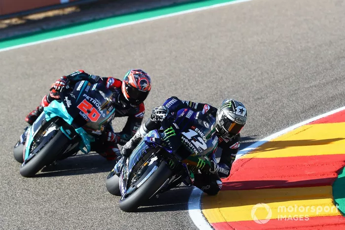 Maverick Vinales, Yamaha Factory Racing,  Fabio Quartararo, Petronas Yamaha SRT
