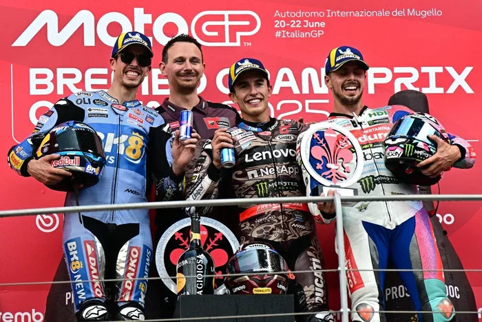 Fabio Di Giannantonio, VR46 Racing Team, Alex Marquez, Gresini Racing, Marc Marquez, Ducati Team