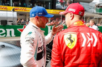 Pole Valtteri Bottas, Mercedes AMG F1, Sebastian Vettel, Ferrari