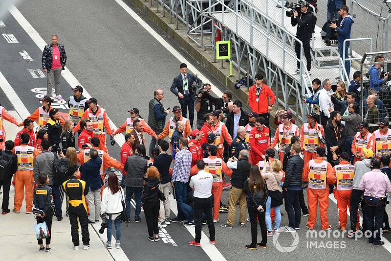La parade des pilotes