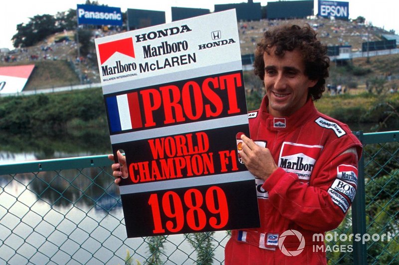 Prost quase sempre completava provas em 1989