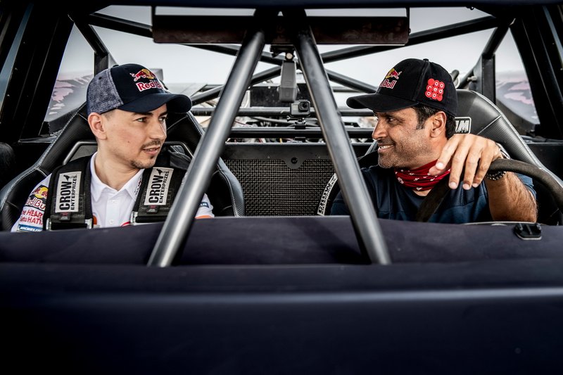 Nasser Al Attiyah y Jorge Lorenzo