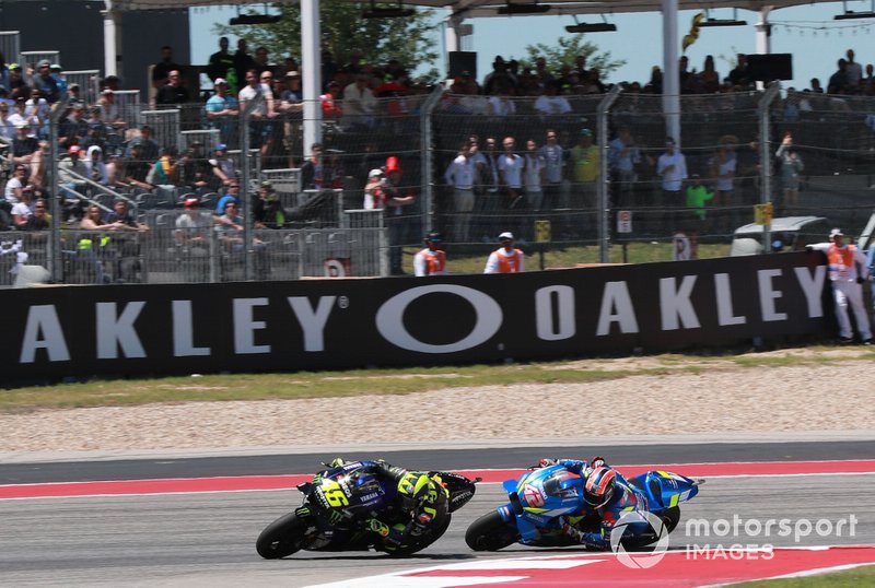 Valentino Rossi, Yamaha Factory Racing, Alex Rins, Team Suzuki MotoGP