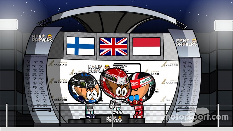 El GP de Bahrein de F1 según MiniDrivers
