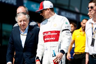 Jean Todt, FIA Başkanı ve Kimi Raikkonen, Alfa Romeo Racing