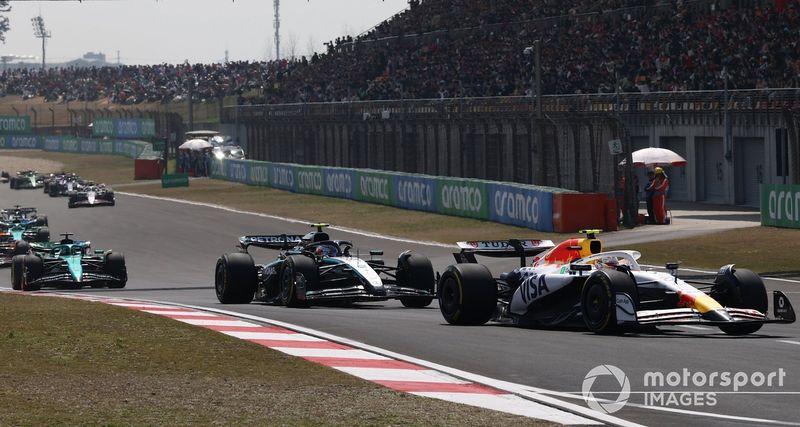 Lance Stroll, Aston Martin Racing, Yuki Tsunoda, RB F1 Team, Andrea Kimi Antonelli, Mercedes