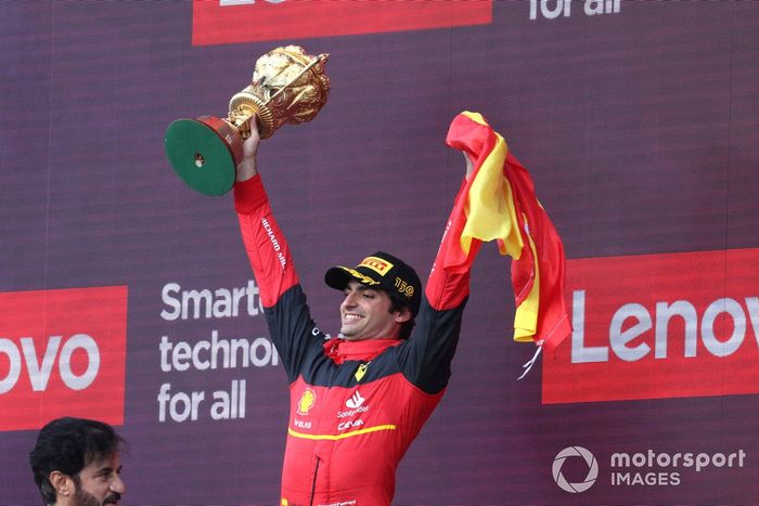 112 - Carlos Sainz, 1º en el GP de Gran Bretaña 2022 con Ferrari