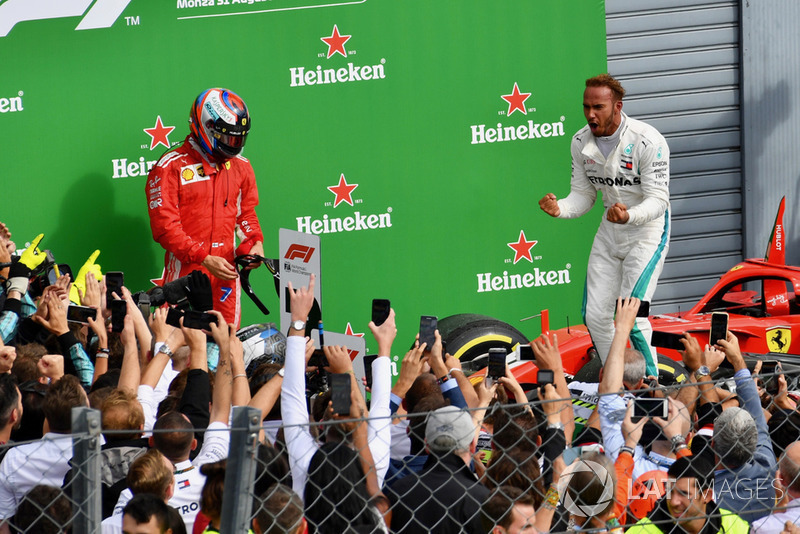 Lewis Hamilton győzelme az Olasz Nagydíjon