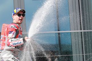 Le vainqueur Jorge Lorenzo, Ducati Team