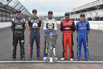 Jimmie Johnson, Hendrick Motorsports, Chevrolet Camaro Lowe's for Pros Alex Bowman, Hendrick Motorsports, Chevrolet Camaro Axalta Chase Elliott, Hendrick Motorsports, Chevrolet Camaro NAPA Auto Parts Austin Dillon, Richard Childress Racing, Chevrolet Camaro Dow MOLYKOTE Kyle Larson, Chip Ganassi Racing, Chevrolet Camaro Credit One Bank