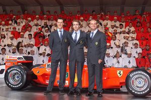 Ferrari F2001, Luca di Montezemolo, Rubens Barrichello, Michael Schumacher