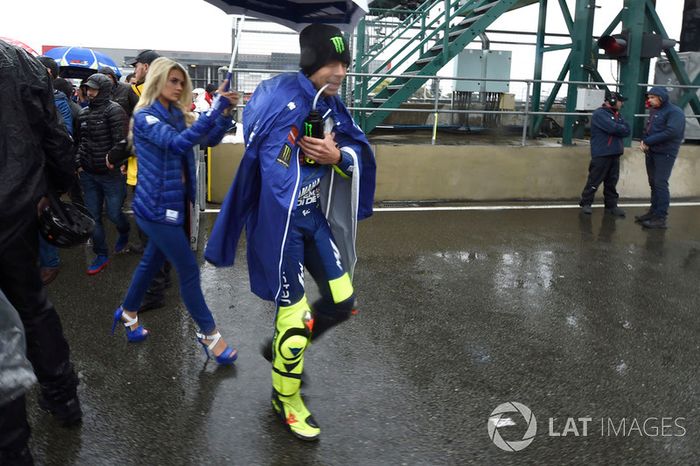 Valentino Rossi, Yamaha Factory Racing, British MotoGP race 2018