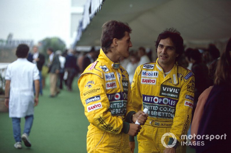 1991 - Michael Schumacher et Nelson Piquet