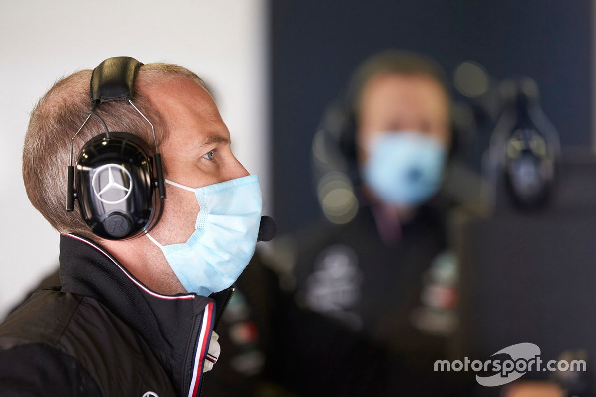 Mercedes F1 AMG team member