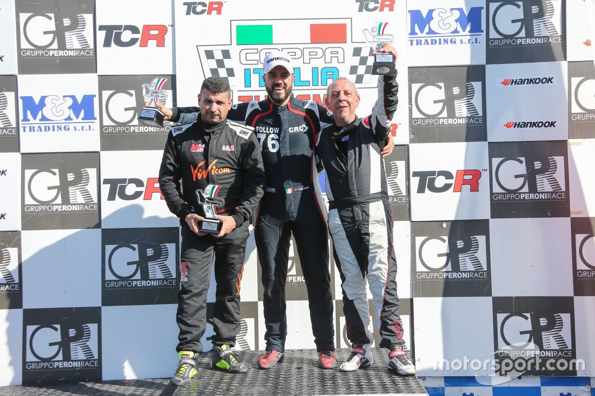 Daniele Cappellari, CRC, Volkswagen Golf GTI TCR, Mauro Guastamacchia, MM Motorsport, Honda Civic Type R TCR