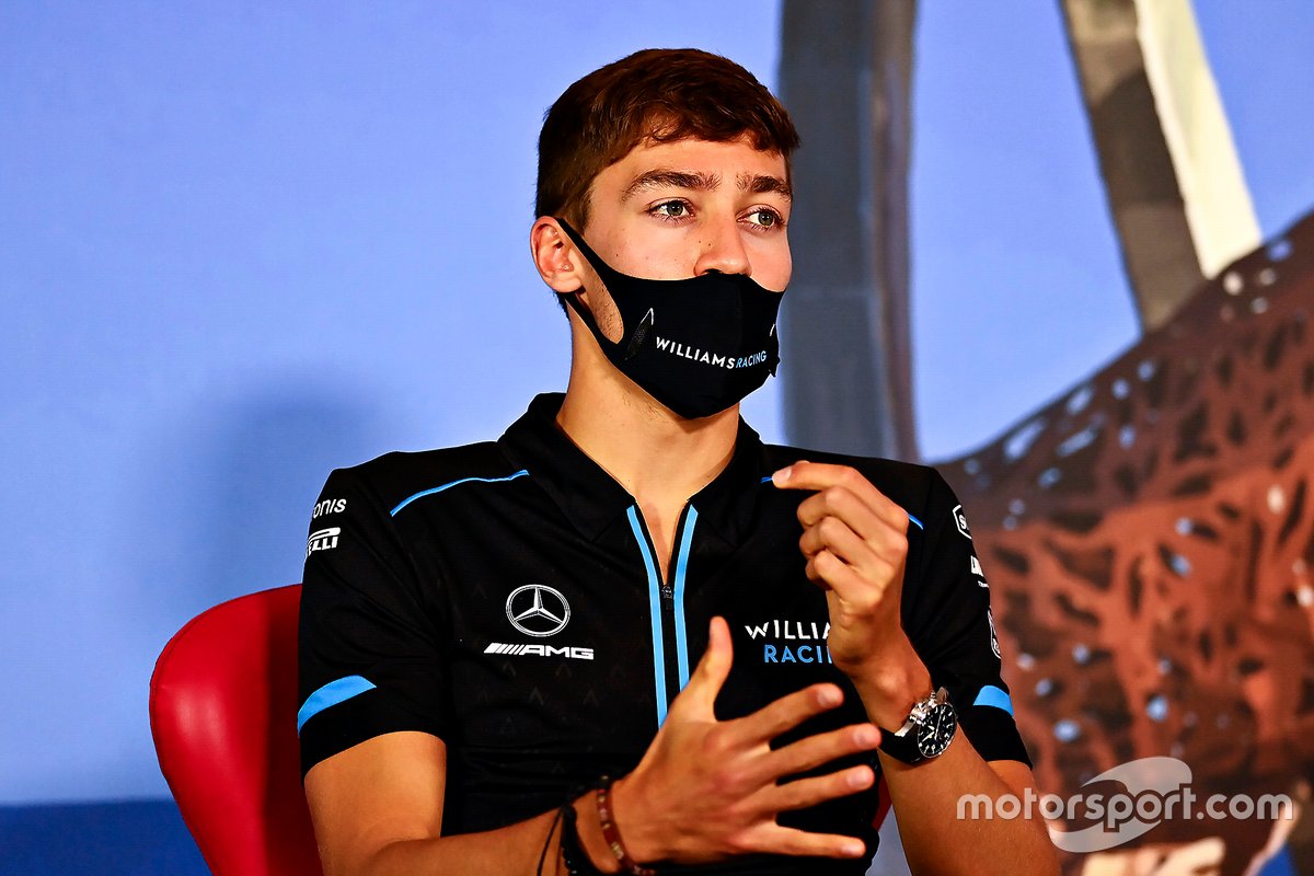 George Russell, Williams Racing en conférence de presse