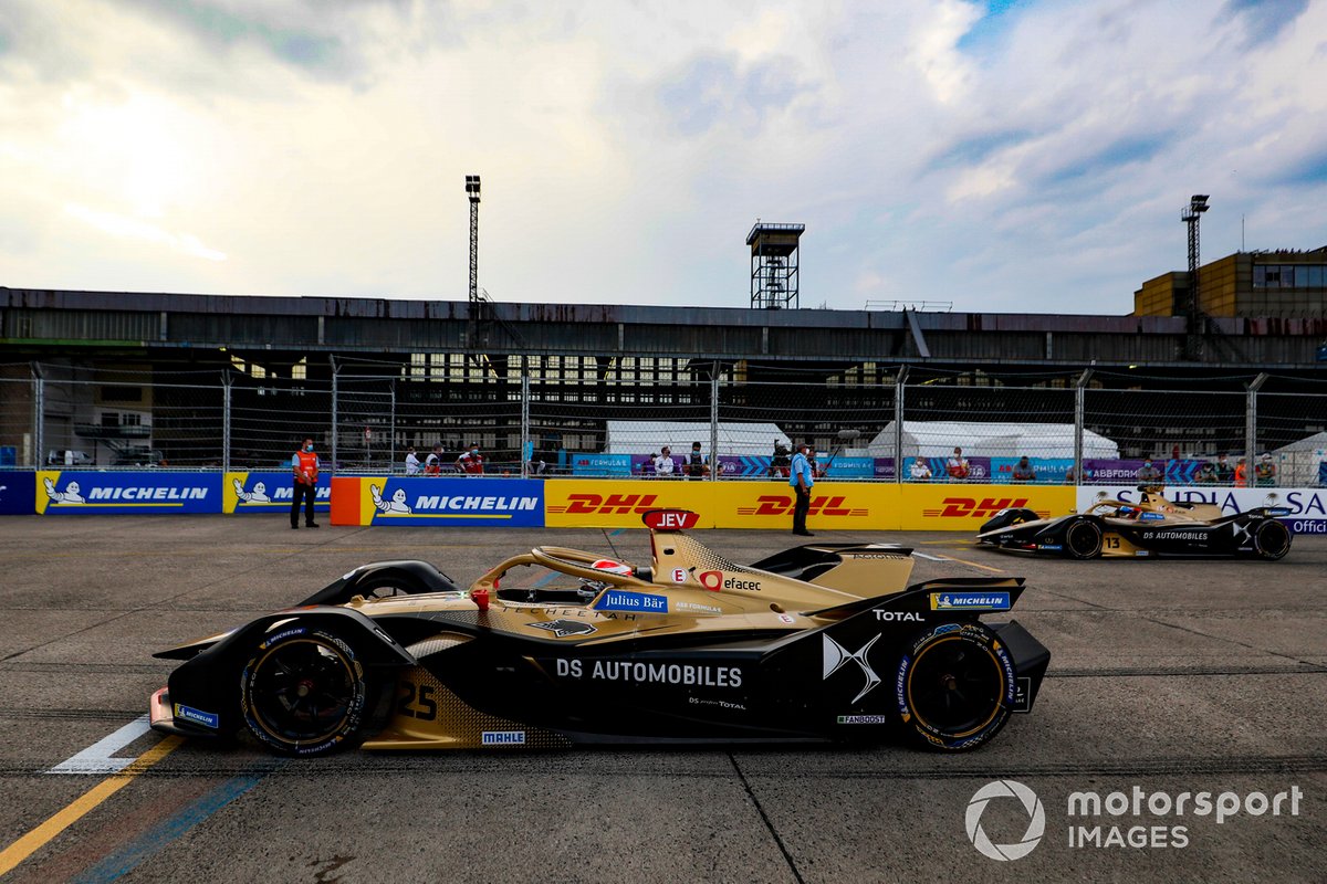 Jean-Eric Vergne, DS Techeetah, DS E-Tense FE20,Antonio Felix da Costa, DS Techeetah, DS E-Tense FE20